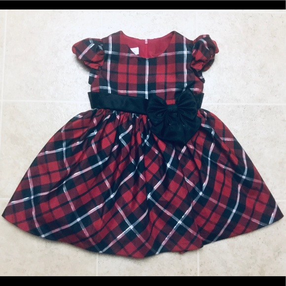 ⭐️ GIRLS “BONNIE JEAN” PLAID DRESS ⭐️ - Picture 1 of 2